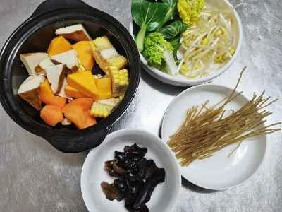 ゆで野菜の作り方：1