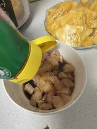 低脂肪バージョンのパイナップル入り酢豚（鶏の胸肉、揚げない）の作り方：3