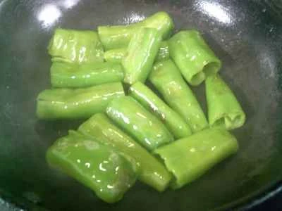 ピーマン入り豆腐の煮込みの作り方：4