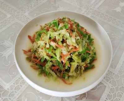 千切り野菜炒めの作り方：5