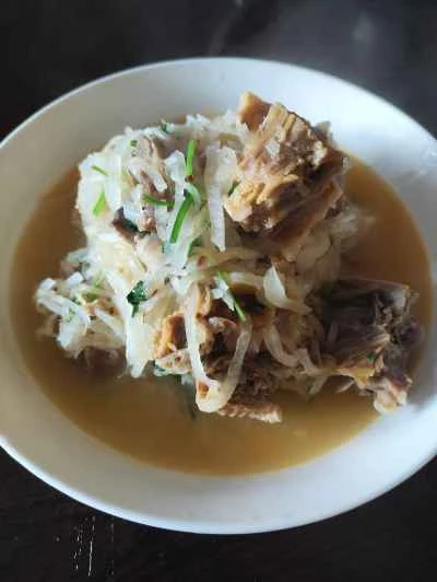 鴨肉と大根の煮込みのレシピ