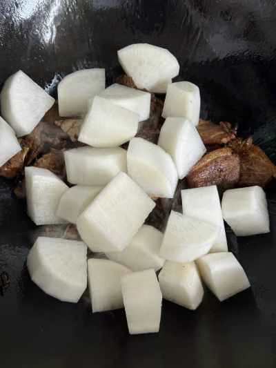 大根と鴨肉の煮込みの作り方：8