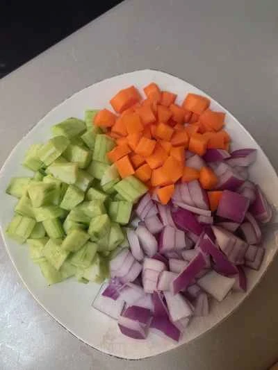 鶏肉と野菜炒めの作り方：2