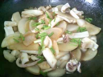 イカと大根の炒め物の作り方：15