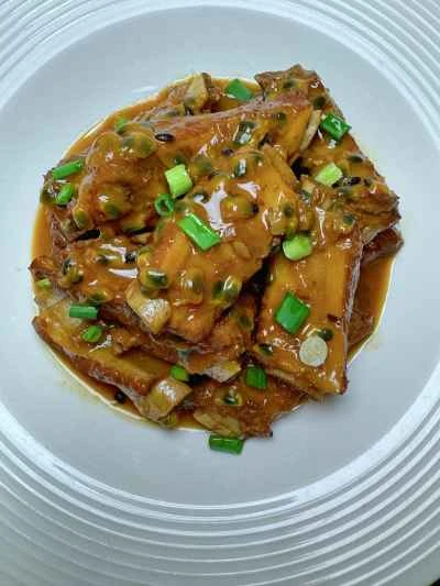 パッションフルーツポークリブのレシピ