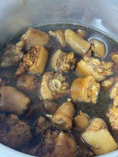 豚のしっぽの煮込みレシピ手順：7