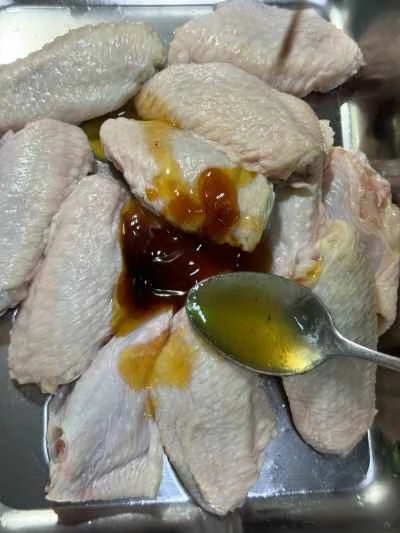 プラムチキンウィングの作り方：3