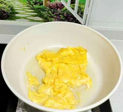 野菜入りスクランブルエッグの作り方：3