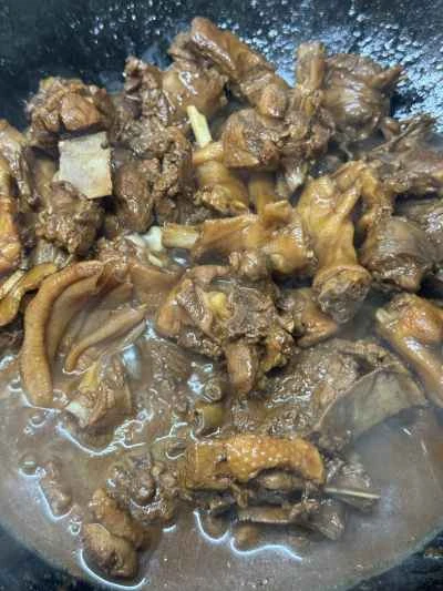 鴨肉とたけのこの煮込みの作り方：11