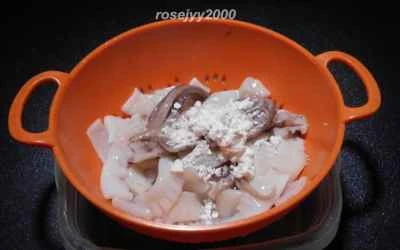 醤油で煮込んだイカの作り方：3