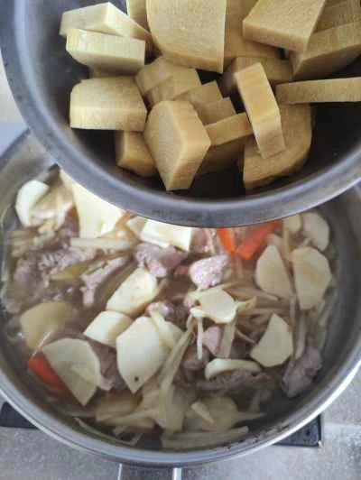 冬筍と豚肉の薄切り炒めの作り方：9