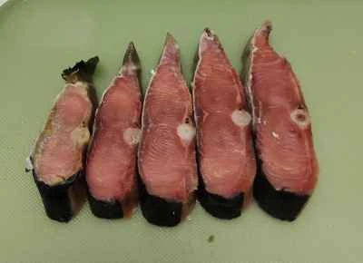 蒸し鮭のレシピ手順：1