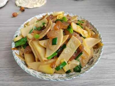 牛すじとたけのこの炒め物の作り方：7