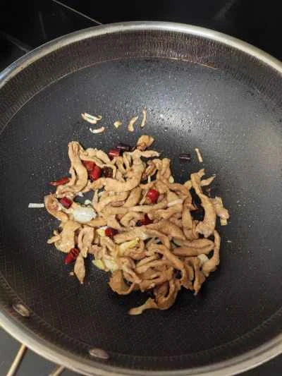 フライドポテトとインゲンの炒め物の作り方：5