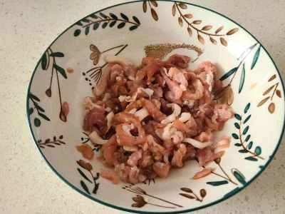 細切り豚肉とたけのこと炒め物の作り方：8