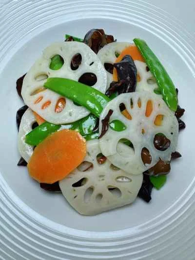 レンコンの砂糖炒めのレシピ