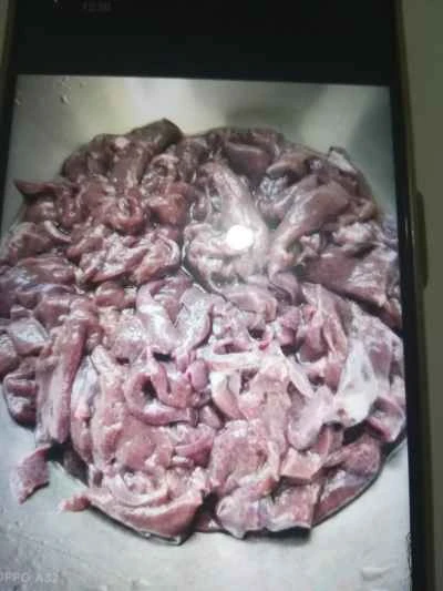 豚レバー炒めの作り方：1