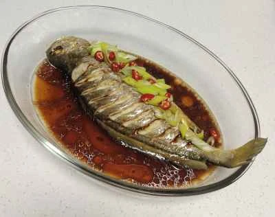 蒸しニベのレシピ