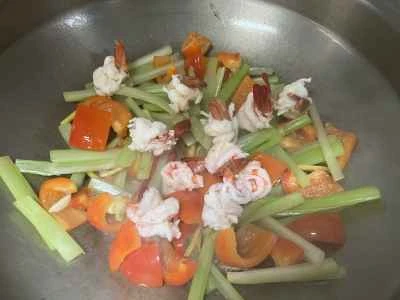 スパイシーエビの作り方：19