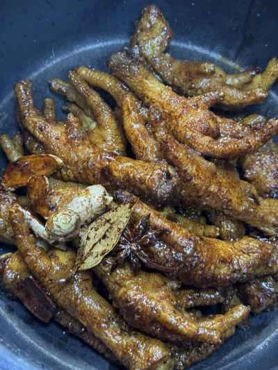 虎皮鶏足の作り方：11