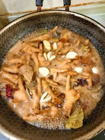 紅来鶏足の作り方：5