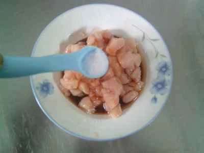 鶏むね肉とキュウリの炒め物：6ステップ