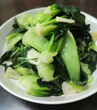 ニンニク風味の上海白菜の作り方：8