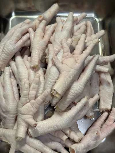 鶏足の煮込みとカラシナの塩漬けの作り方：2