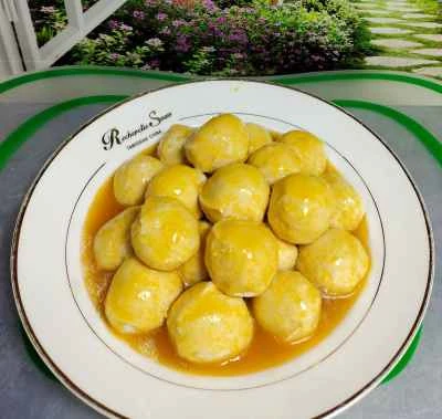 クリエイティブなゴールデンチキンミートボールのレシピ手順：10