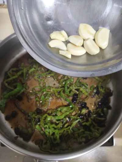 発酵黒豆の唐辛子炒めの作り方：6