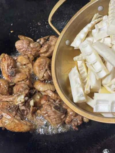 鶏肉とたけのこの煮込みの作り方：8