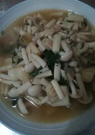 シーフードソースとキノコの豚肉炒めの作り方：6