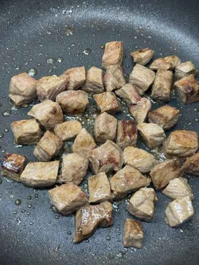 パイナップルビーフキューブの作り方：5