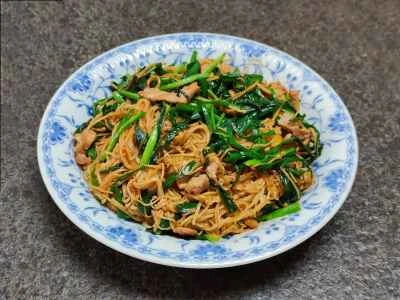 ニラ入り焼きそばの作り方：15