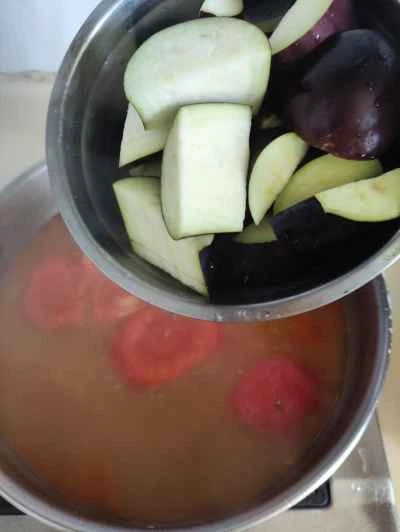 トマト煮ナスの作り方:4