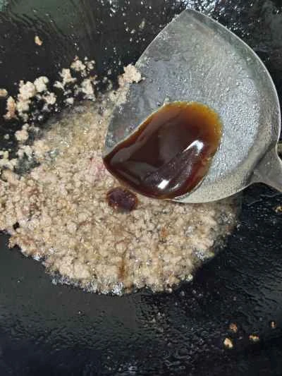 ひき肉と冬野菜の炒め物の作り方：5