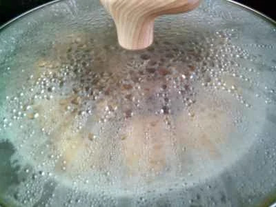 乾燥タケノコと野菜を詰めた蒸しグルテンの作り方：12