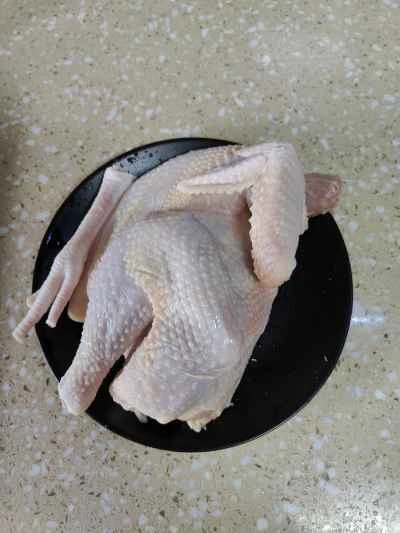 えのき茸と鶏肉の煮込みの作り方：1