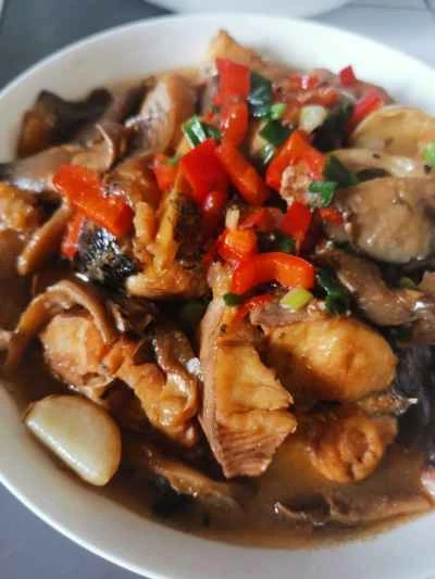 黒鯉の煮込みレシピ手順：8