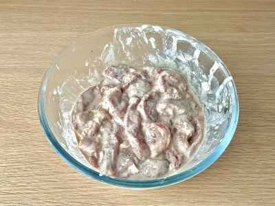 酸辣湯豚肉の作り方：4