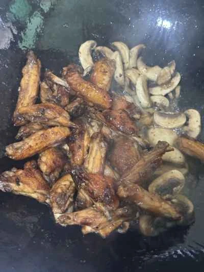 きのこ＆チキンウィングの作り方：9