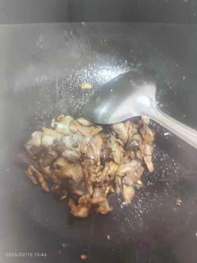 きのこ肉炒めの作り方：5