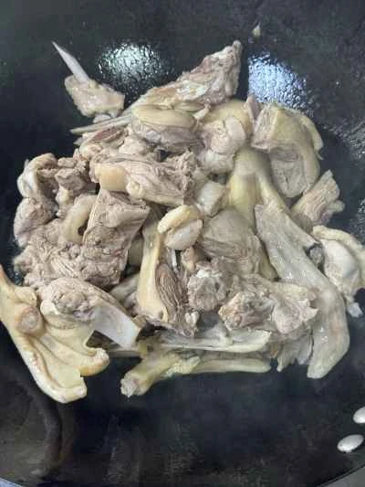 こんにゃく入り鴨肉の煮込みの作り方：5