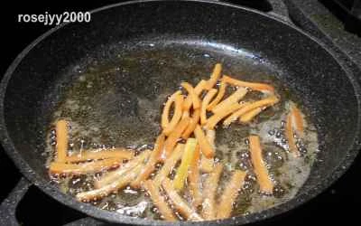 エビペースト豆腐細切りの作り方：3