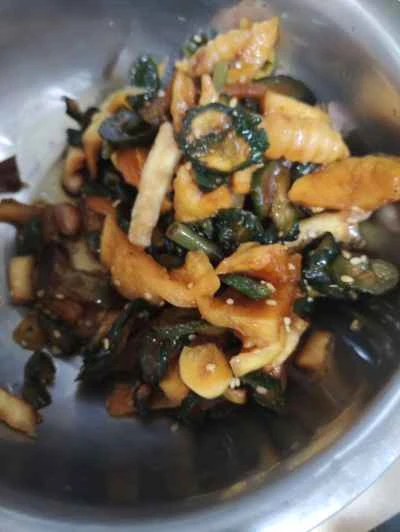 ニンニク風味の八宝野菜の作り方：2