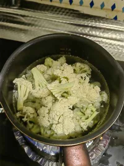 鴨肉とカリフラワーのライスの作り方：2