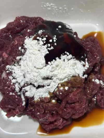 牛肉入り麻婆豆腐のレシピ手順：2