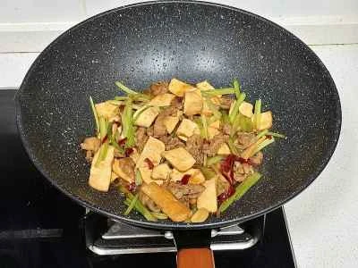 乾燥豆腐の炒め物の作り方：5