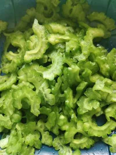 ゴーヤと卵の炒め物の作り方：3