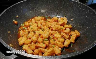 トマトソースの甘酢豆腐の作り方：11